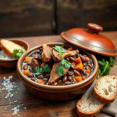 Cape Verdean Feijoada - Pork & Beans Recipe - Cook Now